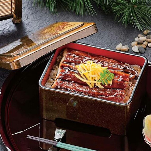 楽天市場】うなぎ重箱 光月丼重 梨地内朱 野菊 【文字入れ・ロゴ入れ