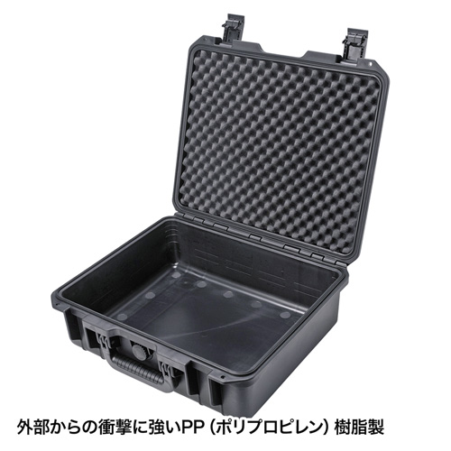 楽天市場】ハードケース（PP樹脂製・密閉ダイヤル・鍵付き・15.6型