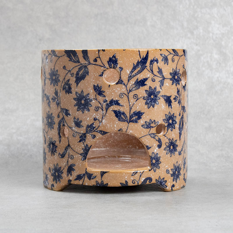 楽天市場】【アウトレット】花唐草 キャンドルシェード / 陶器 陶製