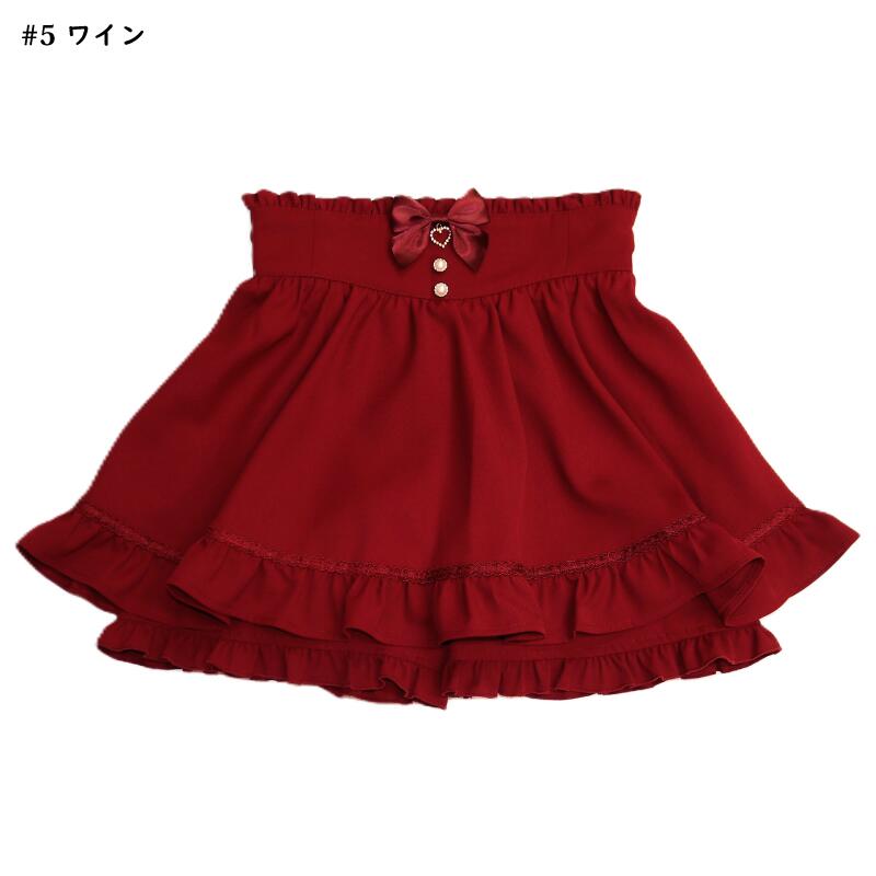 楽天市場】裾ダブルフリルスカパン10/30 12:00 新色販売スタート9/27