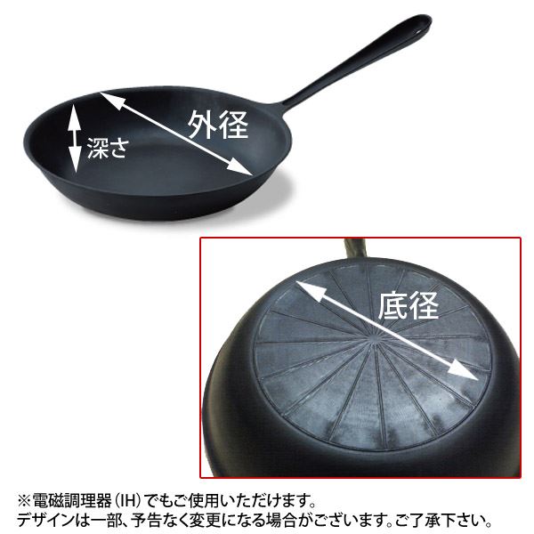 楽天市場】【正規品】送料無料 魔法のフライパン 28cm 錦見鋳造 食材の