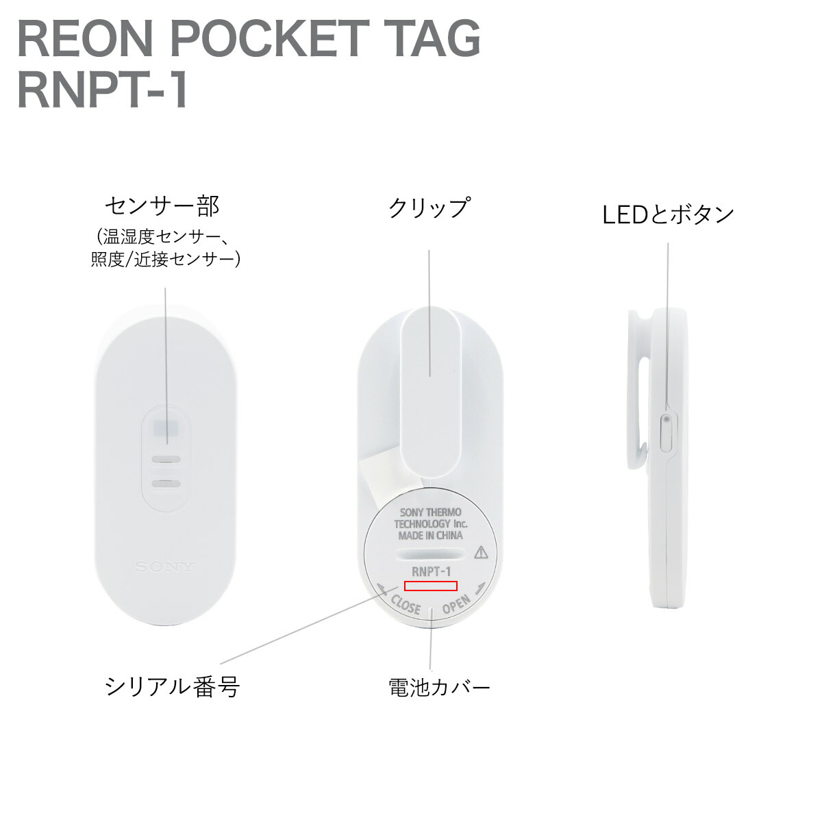 楽天市場】【P3倍】レオンポケット 5 ソニー SONY ウェアラブルサーモ