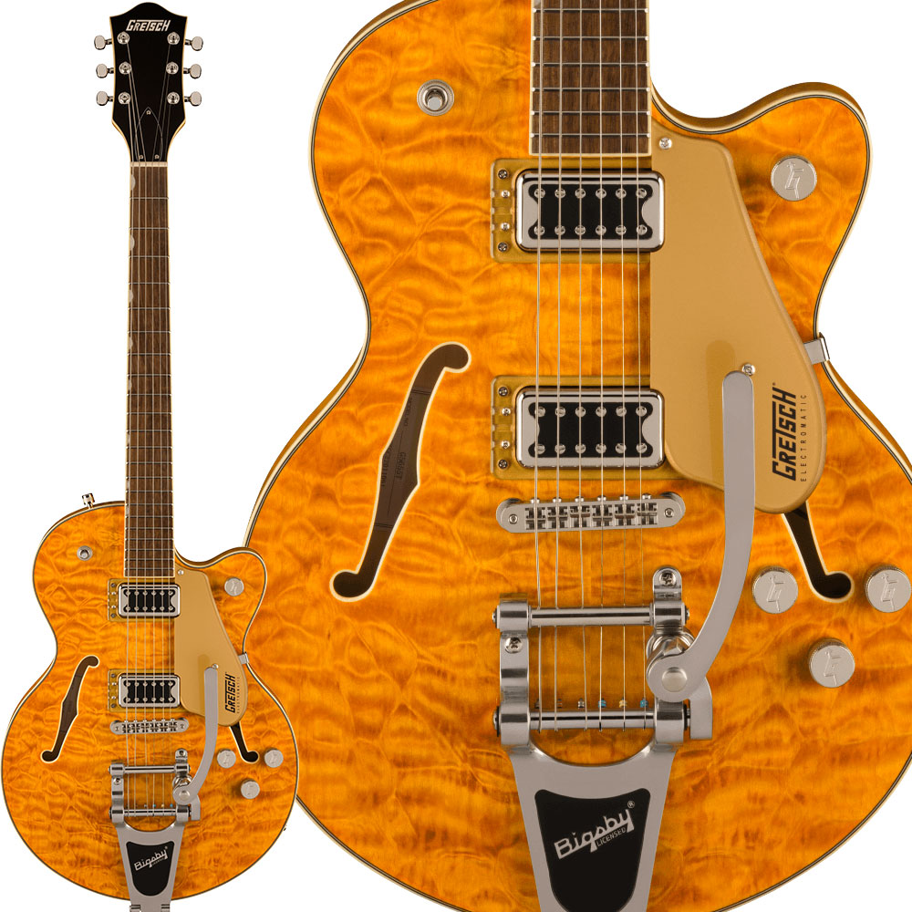 楽天市場】GRETSCH G5655T-QM Electromatic Center Block Jr. Single