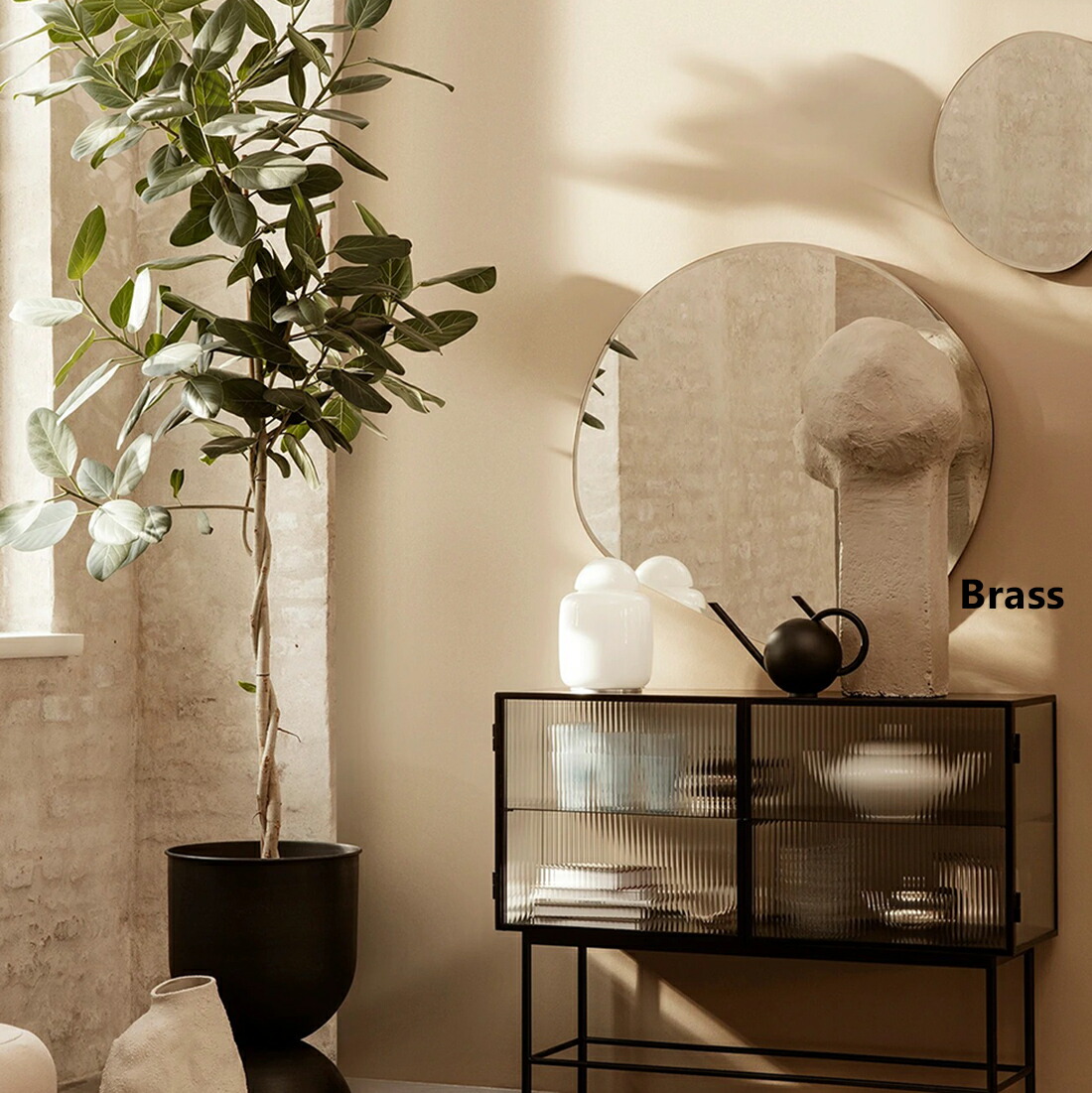 楽天市場】ferm LIVING ファームリビング Pond Mirror XL ポンドミラー