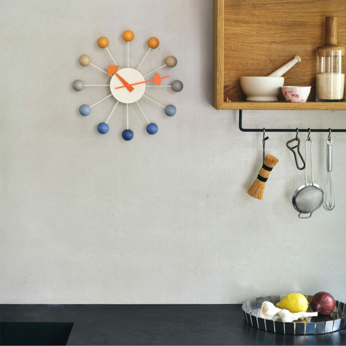 楽天市場】【掛けフックプレゼント】vitra ヴィトラ Ball Clock