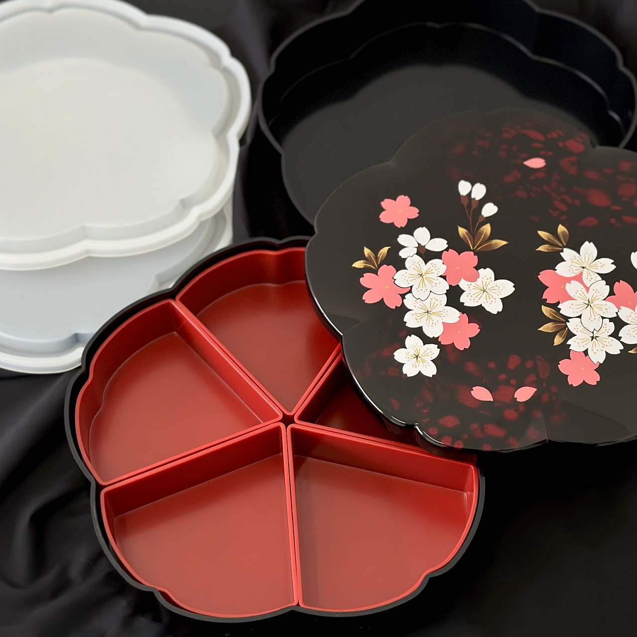 楽天市場】【23日01:59まで最大2000円OFF】 重箱 オードブル 二段 桜型