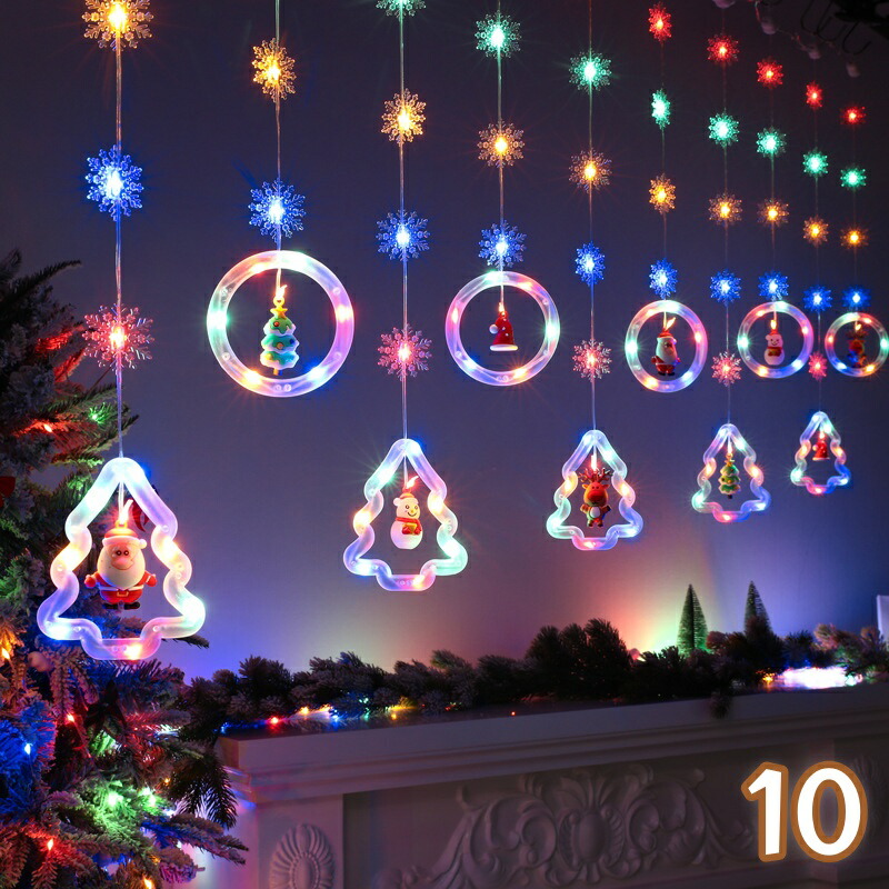 楽天市場】クリスマス電飾 イルミネーションライト キラキラ USB充電式