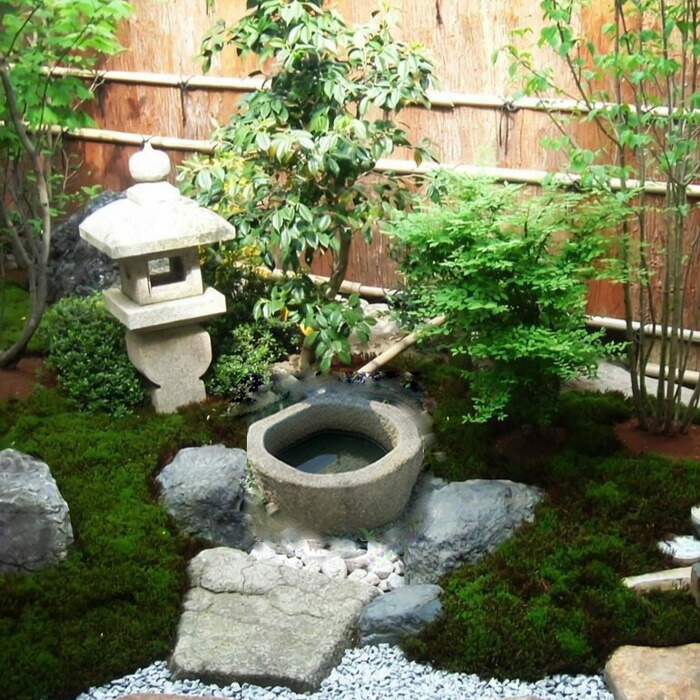 楽天市場】【重量物商品】【営業所止め】玉石(中国産)の水鉢日本庭園の