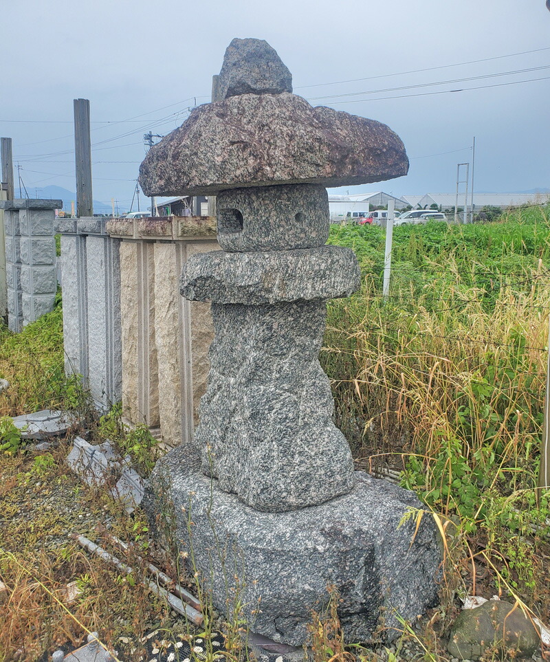 楽天市場】自然山かけ灯篭8尺/中国産 高さ 約260cmです☆【日本