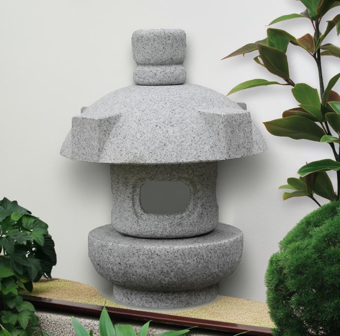 楽天市場】【送料無料】持ち運び簡単♪岬灯篭(1尺)(御影石)癒しの空間