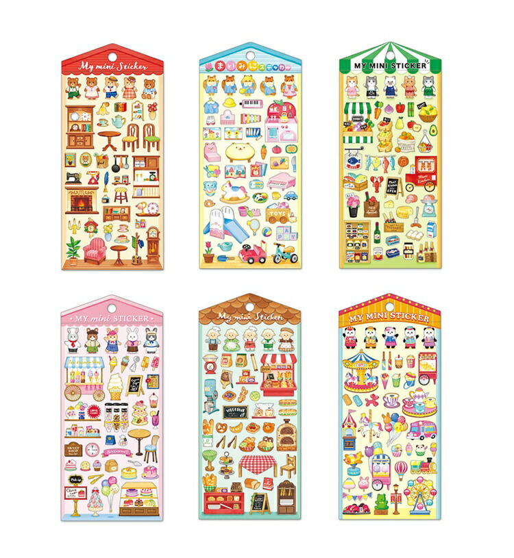 楽天市場】シール マイミニステッカー シートシール : SmartZakka