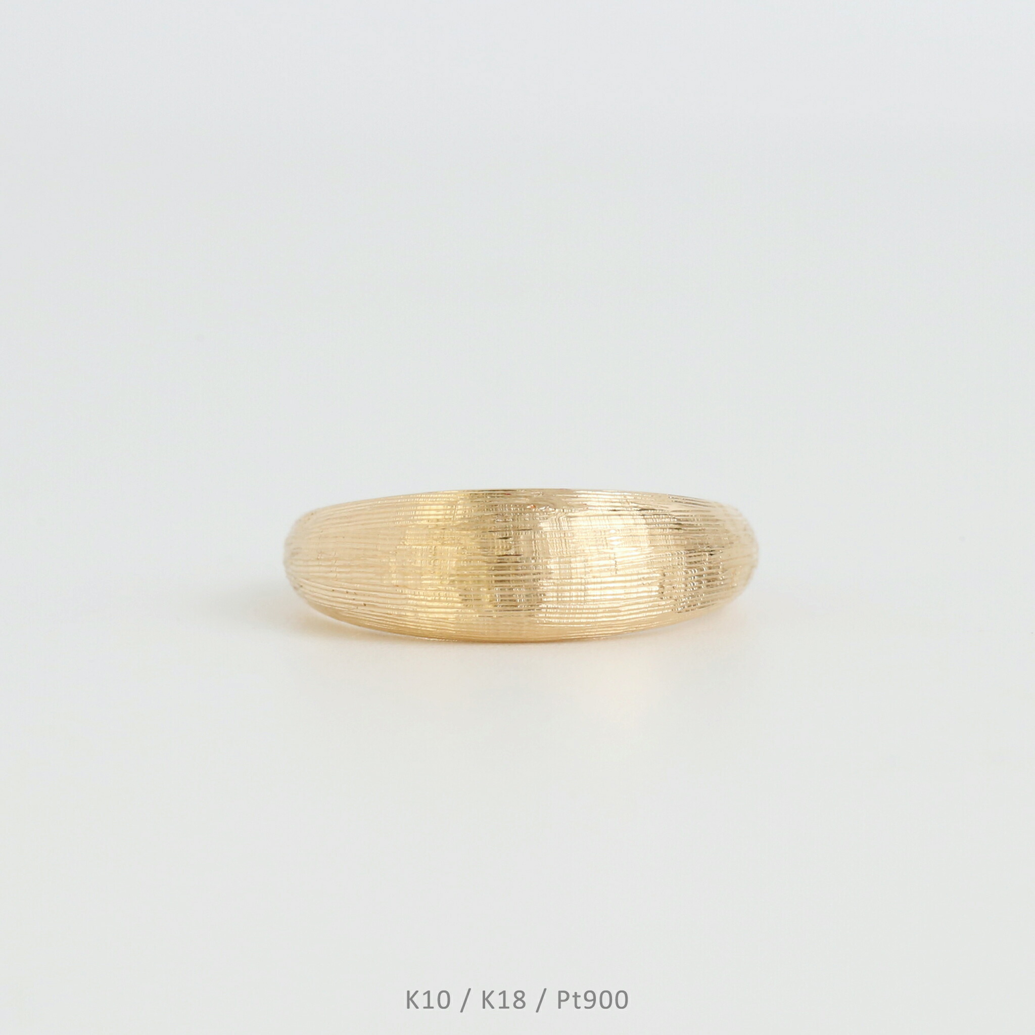 楽天市場】【Valentino Ring】 K10/K18/Pt900 ヘアライン 地金 リング