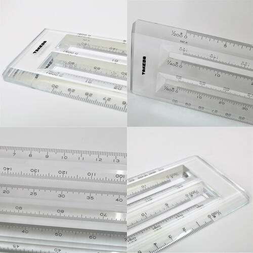 楽天市場】takeda ヘキサスケール 30cm 一般用 縮尺：1/100 1/200 1