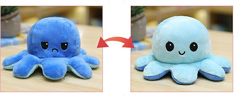 楽天市場】タコ ぬいぐるみ 裏返し 20cm リバーシブル プレゼント