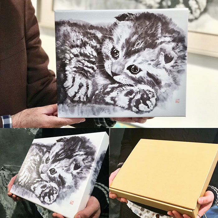 楽天市場】キャンバスパネル 無垢2 本田一誠 【総理大臣賞受賞作家作品
