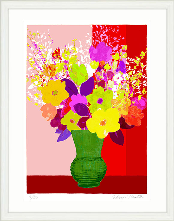 楽天市場】絵画 風水 インテリア 額入り Le vase et les fleurs「花瓶