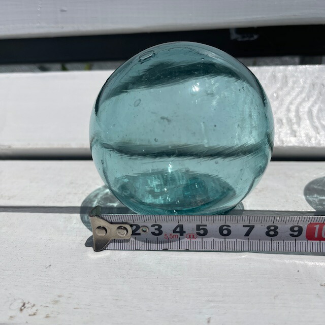 楽天市場】ビン玉、浮き球、浮き玉レトロガラス玉約8cm「75～84mm」3個