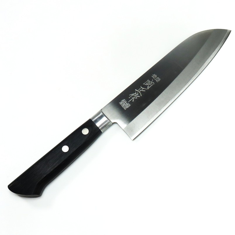 楽天市場】正弘 関正作 三徳包丁 165mm ステンレス割込 口金付 AH-45