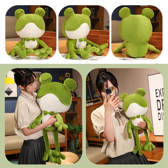 楽天市場】ぬいぐるみ カエル かえる 雑貨FROG グリーン 蛙