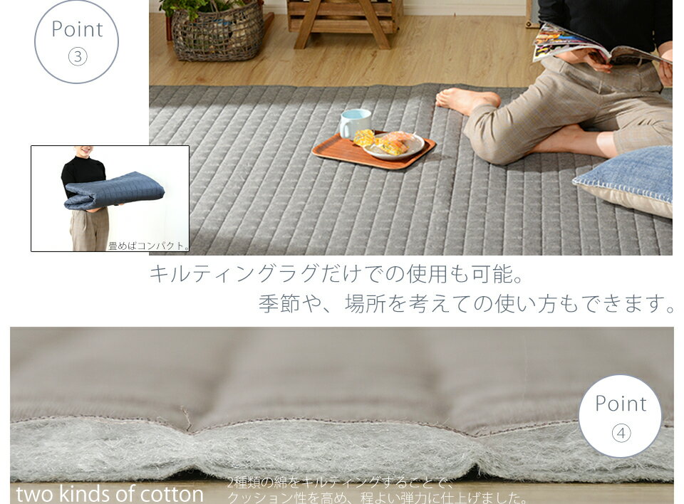 楽天市場】洗える 極厚ラグマット【和楽のZONIA】 コーナーラグマットM