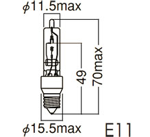 楽天市場】JD110V75W/P/M 岩崎電気 アイ ハロゲンランプ ＜片口金形