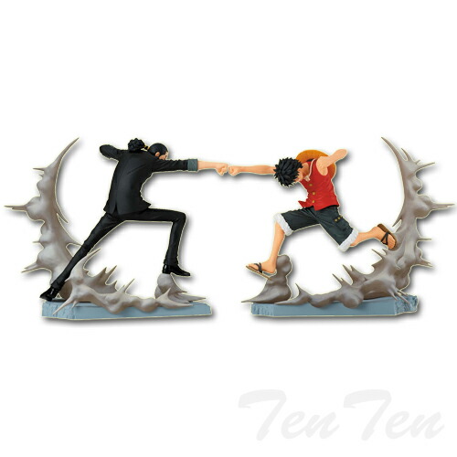 楽天市場】ワンピース 戦光絶景 ルフィ VS ルッチ 2体セット 【即納品