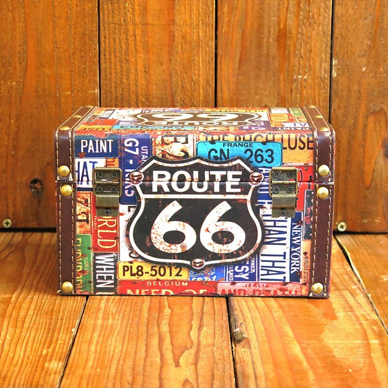 楽天市場】アメリカン雑貨 ルート66 BOX ナンバープレート