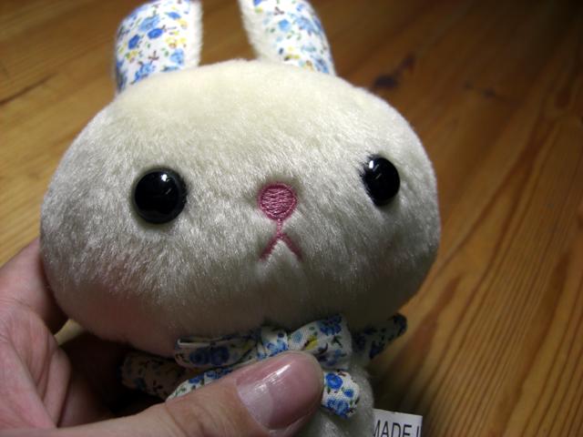 楽天市場】ふわふわ うさぎさん ぬいぐるみ ボールチェーン ☆ ウサギ