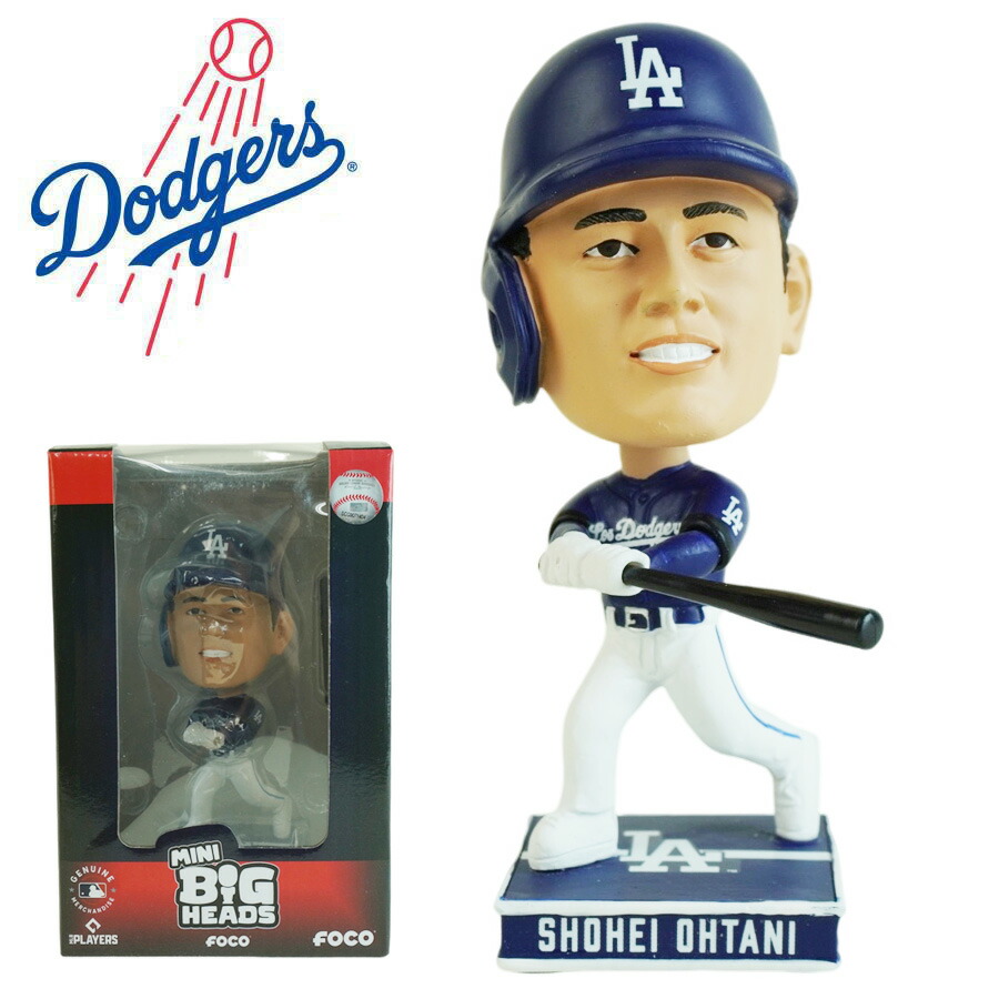 楽天市場】大谷翔平 ボブルヘッド 4.5インチFOCO MLB MINI BIG HEADS