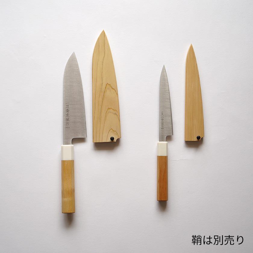 楽天市場】【三徳包丁】INOX 青森ヒバ八角柄人工大理石口輪 180mm | 堺