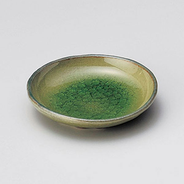 楽天市場】小皿 緑貫入3.0皿 約10.3cm 緑系 和食器 小皿 日本製 美濃焼