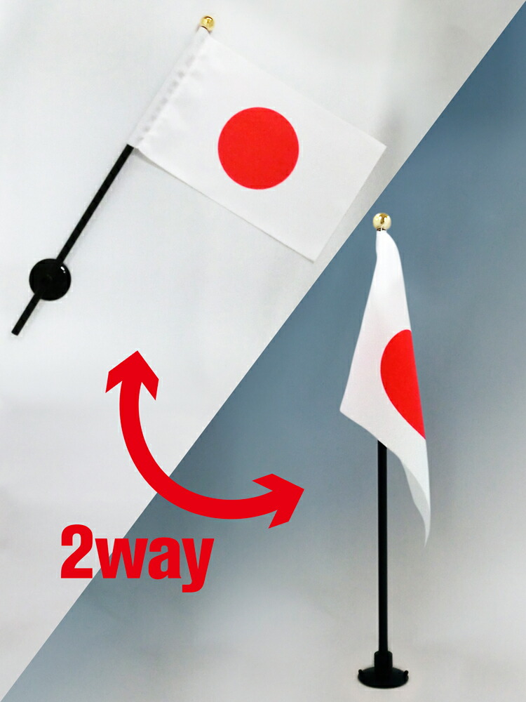 楽天市場】TOSPA 日本 国旗 ミニフラッグ 旗サイズ10.5×15.7cm