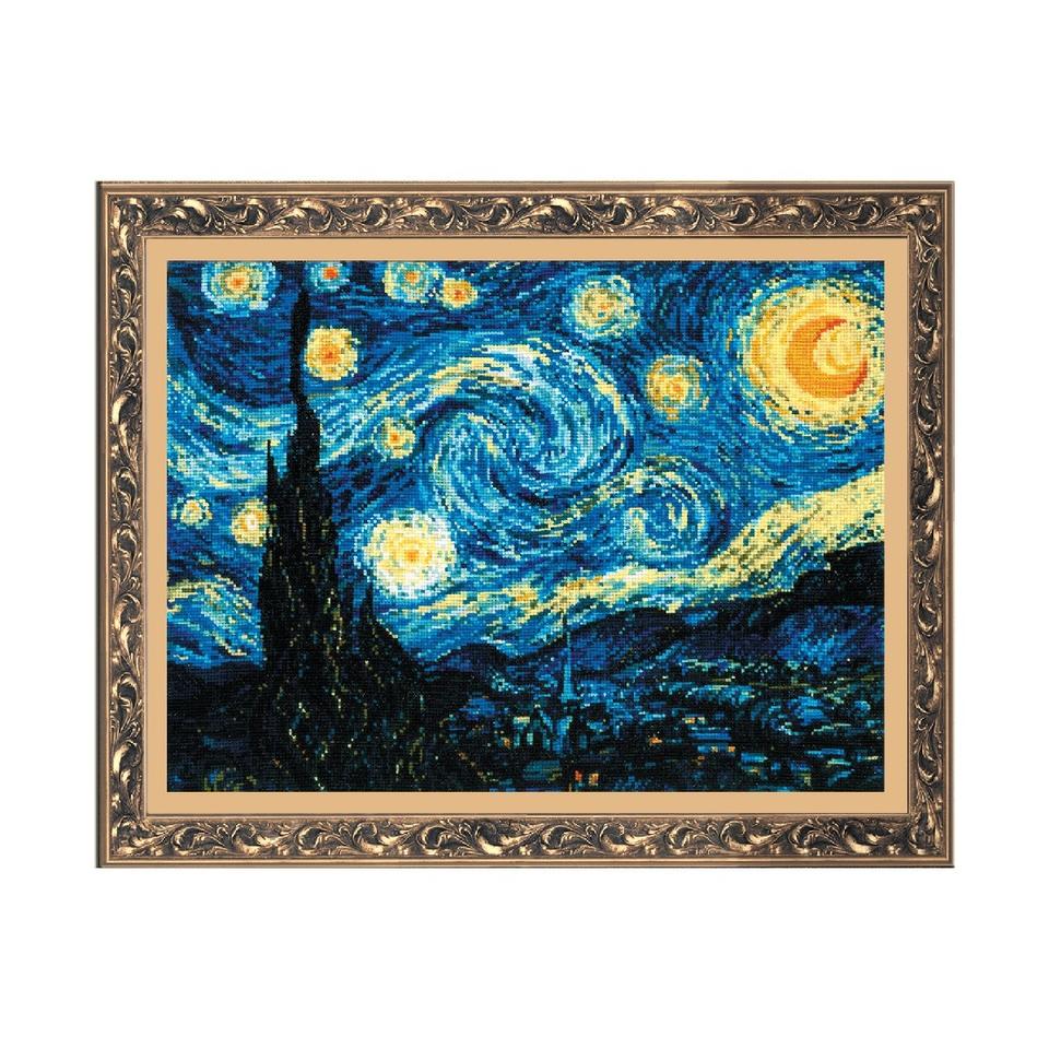 楽天市場】RIOLISクロスステッチ刺繍キット No.1088 「Starry Night