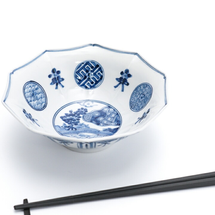 楽天市場】九谷焼 取鉢 青華祥瑞手豊穣文 / 山本長左 【宮内庁御用窯