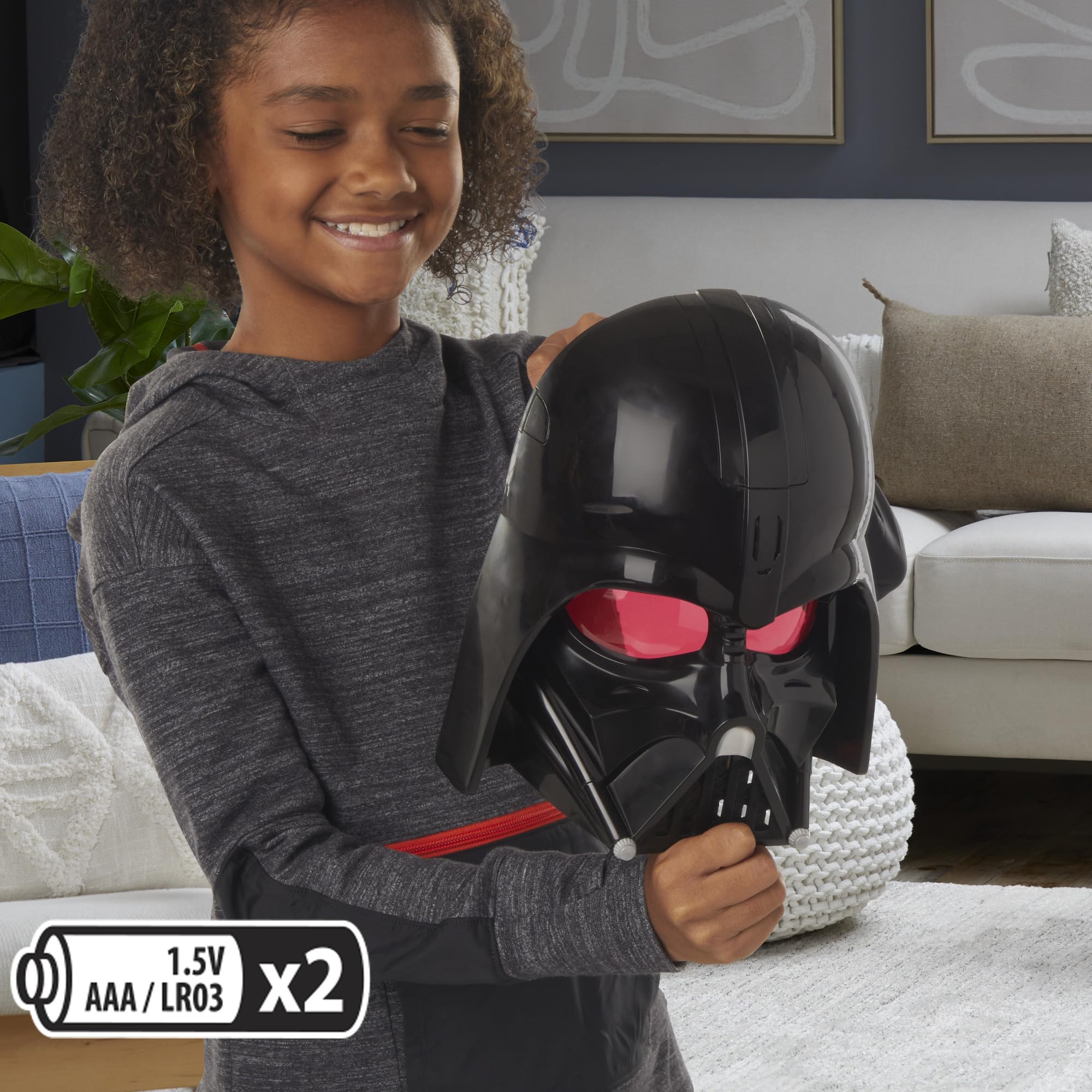 楽天市場】【送料無料】STAR WARS ダースベイダー 電子マスク フレーズ