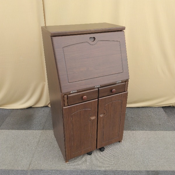 楽天市場】【中古】 ライティングビューロー 天然木ライティングデスク