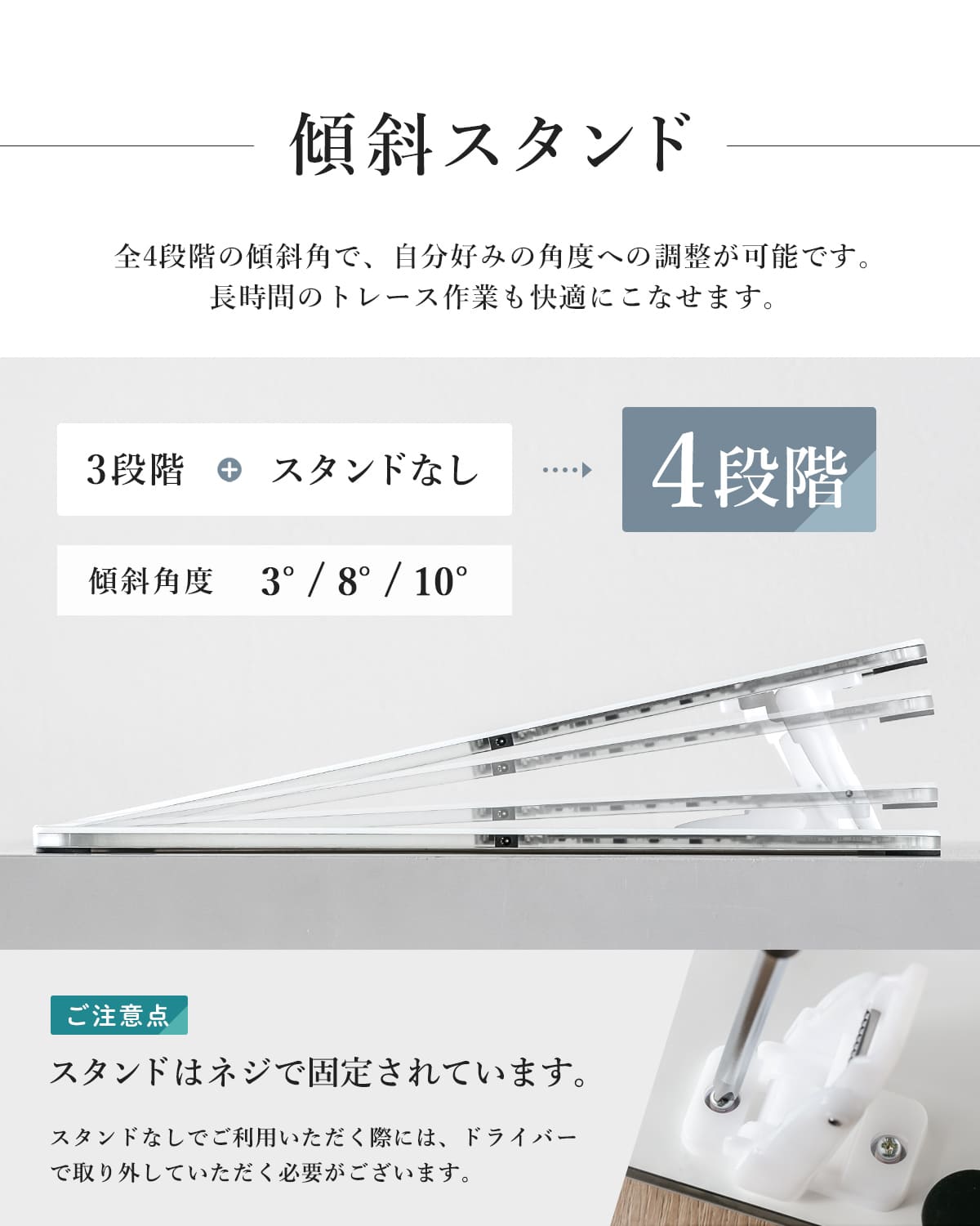 楽天市場】【日本製】 トレース台 トレビュアー A2 ホワイト 薄型 7