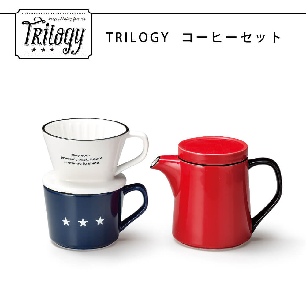 楽天市場】コーヒーポット ドリッパー セット マグカップ付き ホーロー