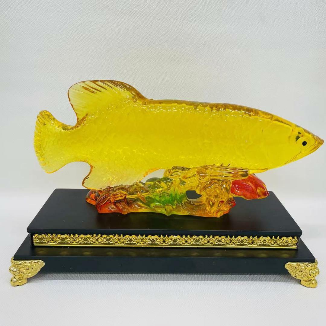楽天市場】アロワナ 置物 金龍魚 飾り物 置物 プレゼント 雑貨 商売