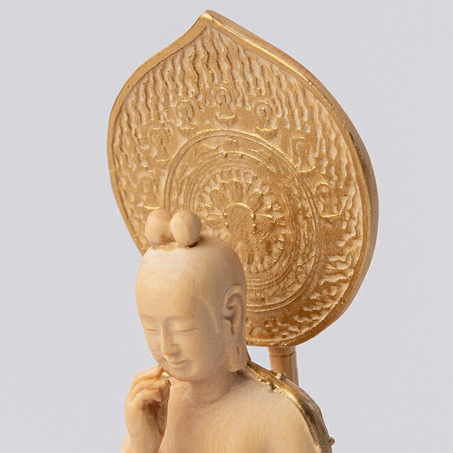 木彫り 女性像 天女風 置物 彫刻 オブジェ 中国美術 木製 260115-4Tの