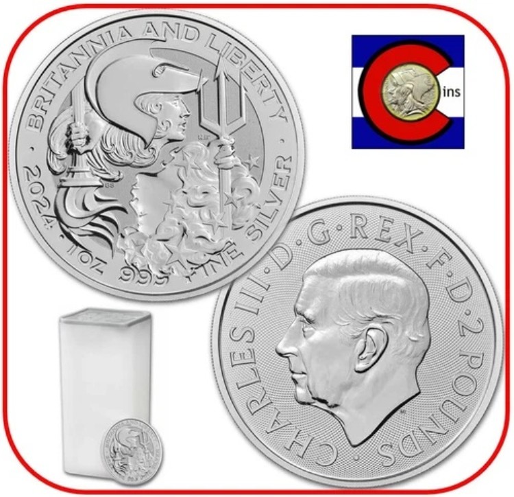 楽天市場】2024 ブリタニア 銀貨 1オンスの通販