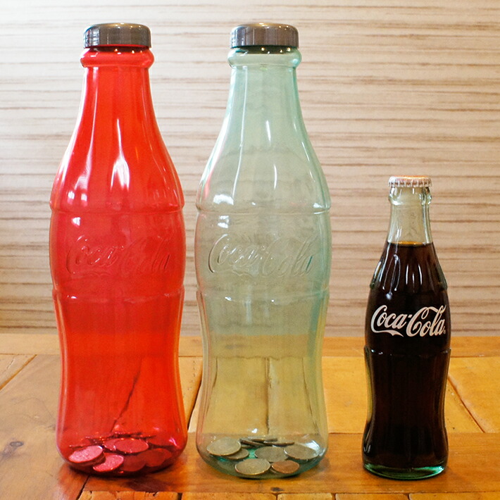 楽天市場】コカ・コーラ ボトルバンク 貯金箱 高さ30cm! 【12インチ