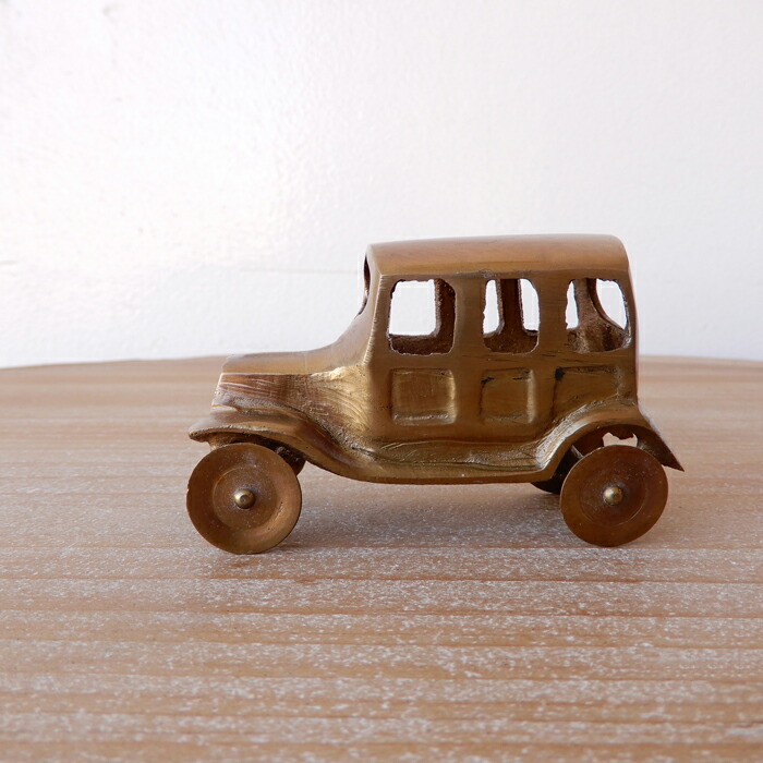 楽天市場】真鍮 置物 ブラス Brass レトロ 装飾品 車 カー car 卓上