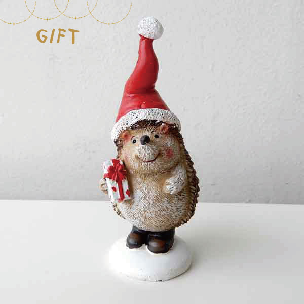 楽天市場】クリスマス 雑貨 置物 おしゃれ かわいい ハリネズミ はり