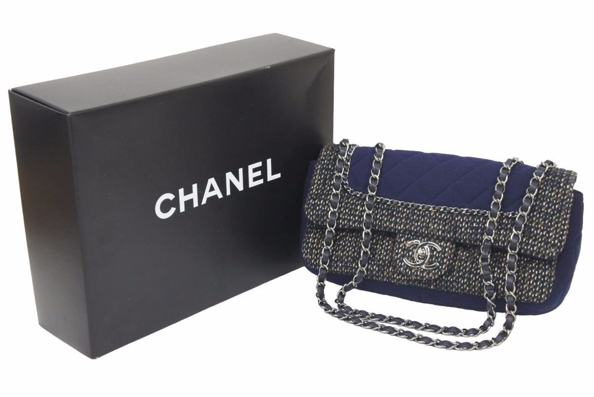 楽天市場】CHANEL シャネル マトラッセ ツイード Wチェーン ショルダー