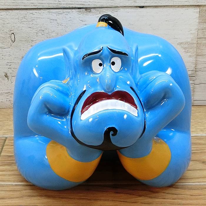 楽天市場】ディズニー アラジン ジーニー 貯金箱 無料ギフトラッピング