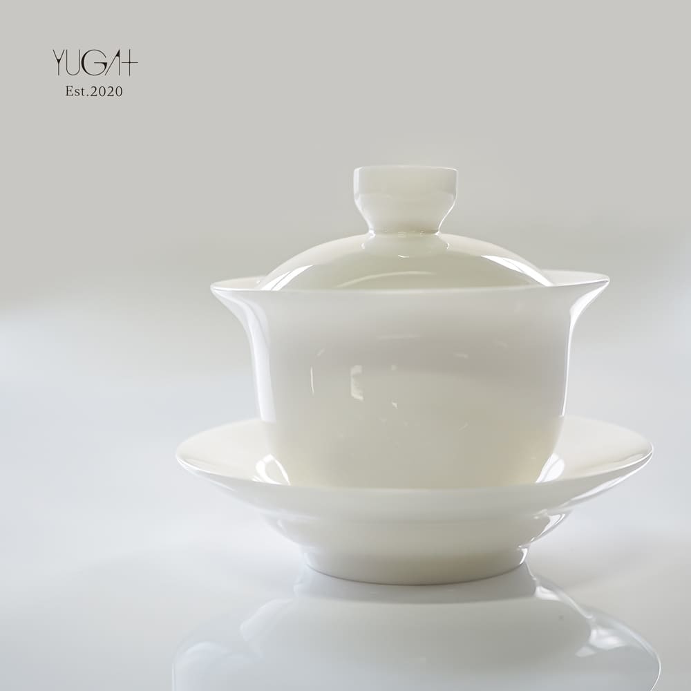 楽天市場】{YUGA+} 徳化窯白磁【蓋碗】 高級茶器 贈答品 : 癒雅膳食