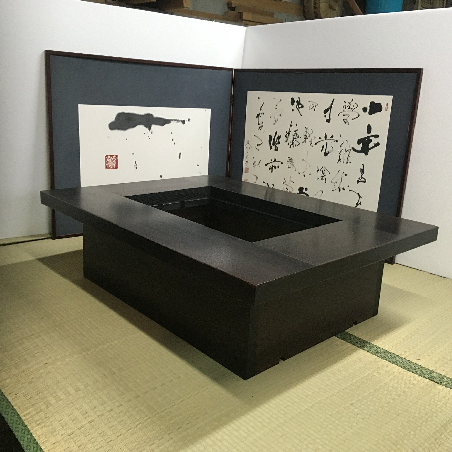 楽天市場】ちび囲炉裏 800X600X280mm 蓋付 新品 受注生産 囲炉裏