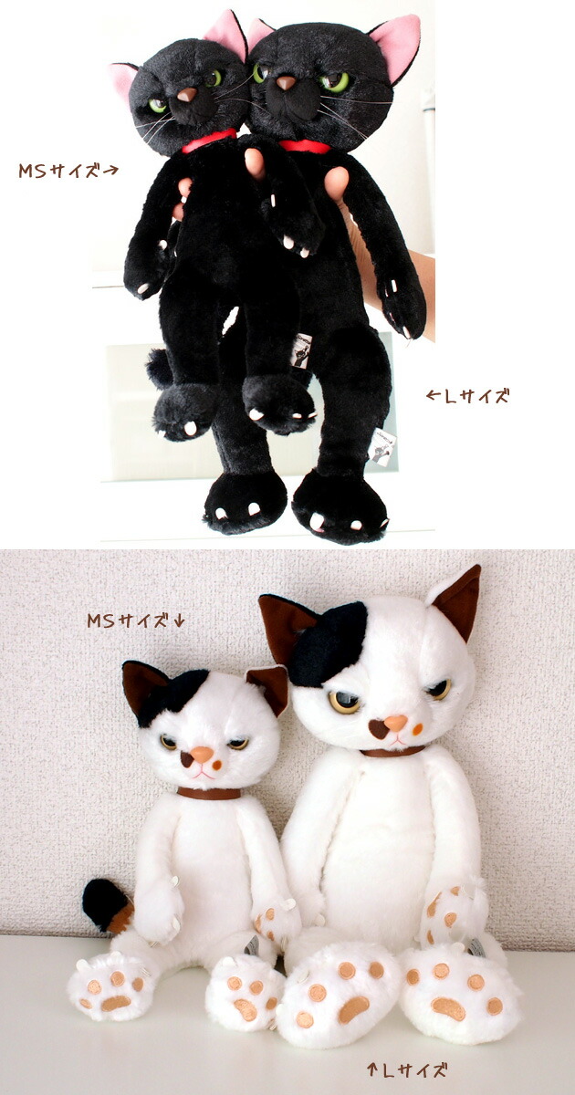 楽天市場】ぬいぐるみ 猫 猫のぬいぐるみ Scratchスクラッチ Lサイズ