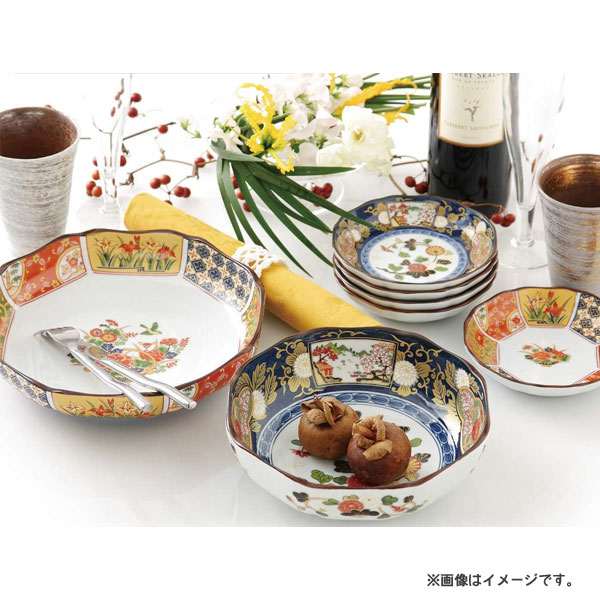 楽天市場】七寸八角盛鉢 有田焼 献上古伊万里 西日本陶器 KG07-03